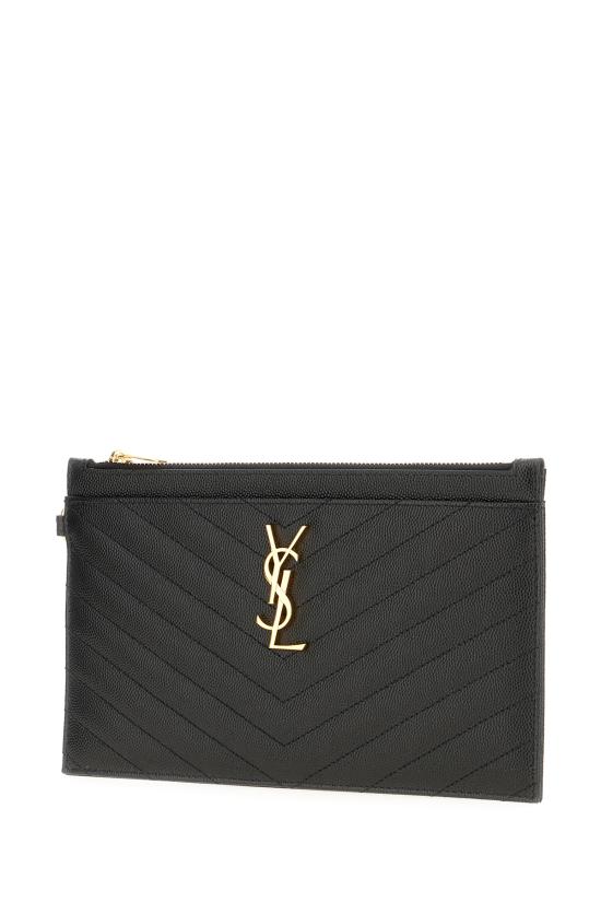 26FW 생로랑 클러치/파우치 636313BOW01 1000 Nero - SAINT LAURENT