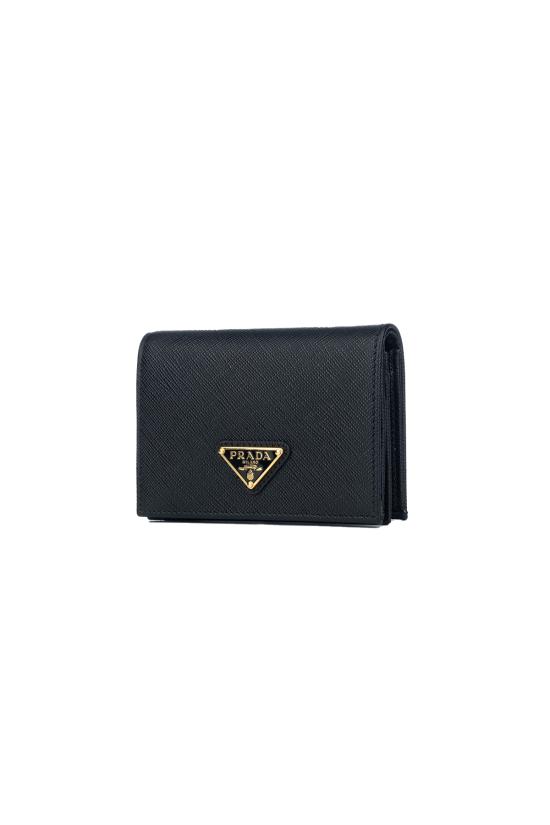 26FW 프라다 사피아노 트라이앵글 로고 반지갑 1MV021QHH F0002 - PRADA