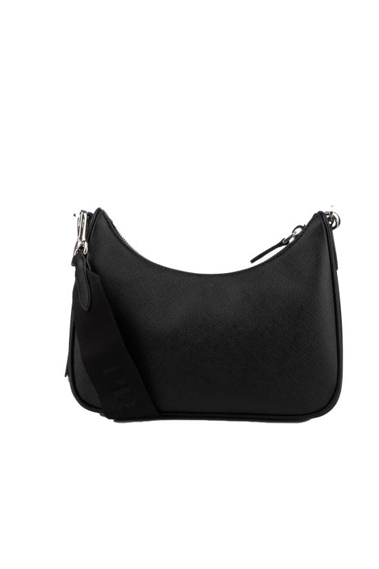 26FW 프라다 리에디션 레더 숄더백 1BH204VV2PNZV F0002 Nero - PRADA