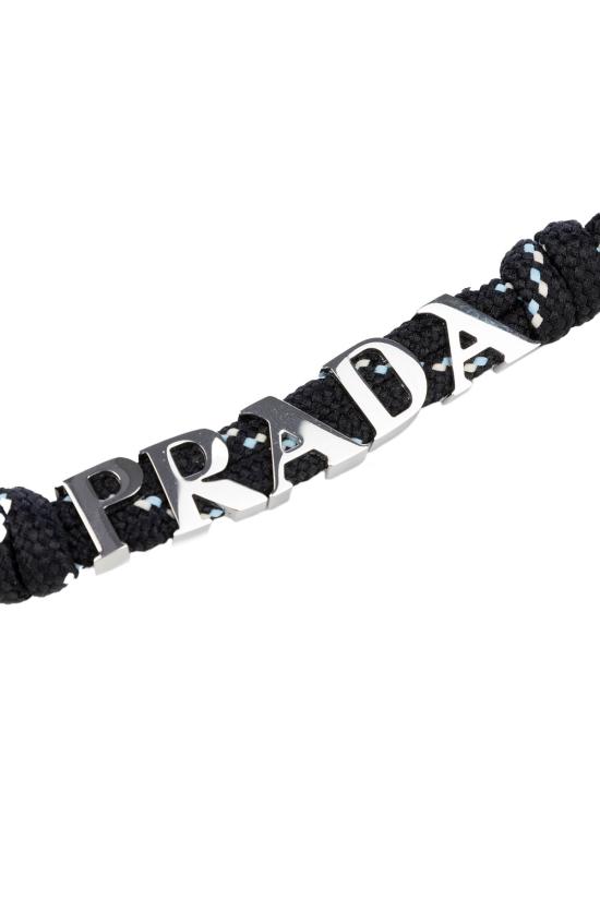 26FW 프라다 스피드락 코드 키 링 2PT0142HE2 F0002 Nero - PRADA