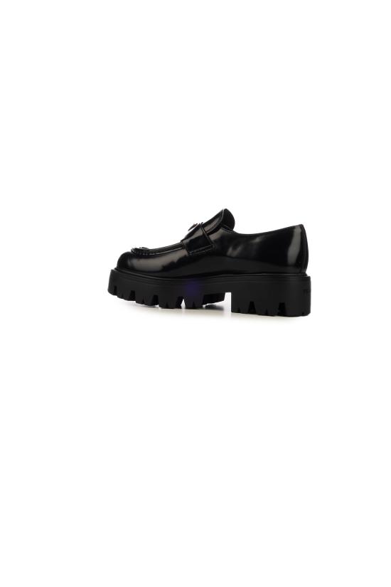 26FW 프라다 모노블럭 러버솔 레더 로퍼 1D185OFB050055 F0002 NERO - PRADA