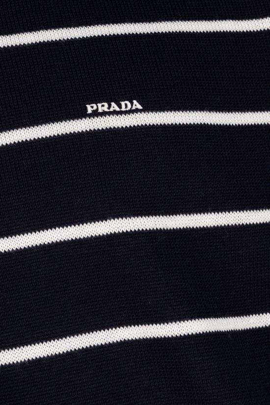 26FW 프라다 폴로 티셔츠 UMF327194E F022X BLU BIANCO - PRADA