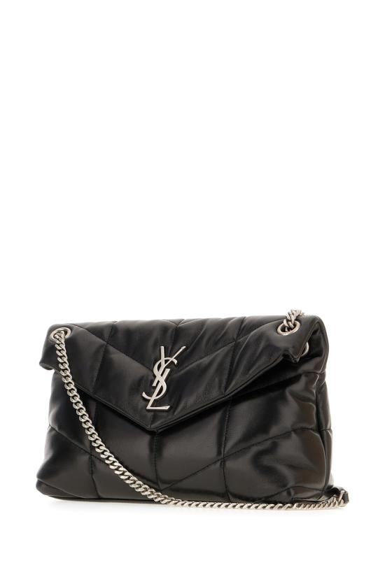 26FW 생로랑 루루 푸퍼 스몰 체인 백 5774761EL00 1000 - SAINT LAURENT
