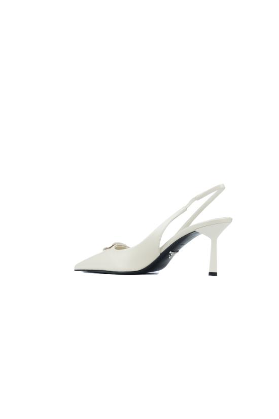 26FW 프라다 레더 슬링백 펌프 1I901MFDD753A9S F0304 Avorio - PRADA
