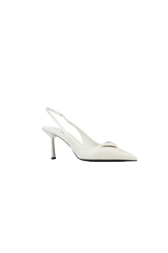 26FW 프라다 레더 슬링백 펌프 1I901MFDD753A9S F0304 Avorio - PRADA