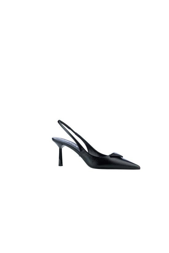 26FW 프라다 레더 슬링백 펌프 1I901MFDD753A9S F0002 Nero - PRADA