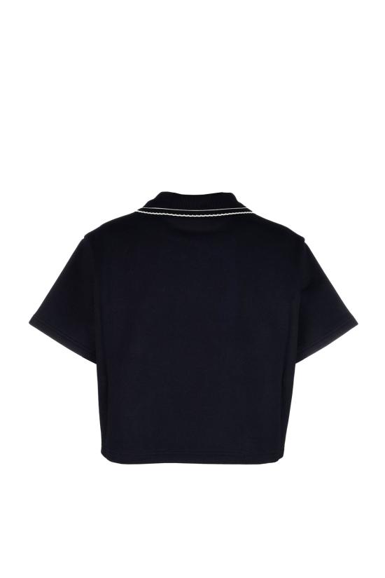 26FW 미우미우 폴로 티셔츠 MJNA41191L F0008 BLEU - MIU MIU