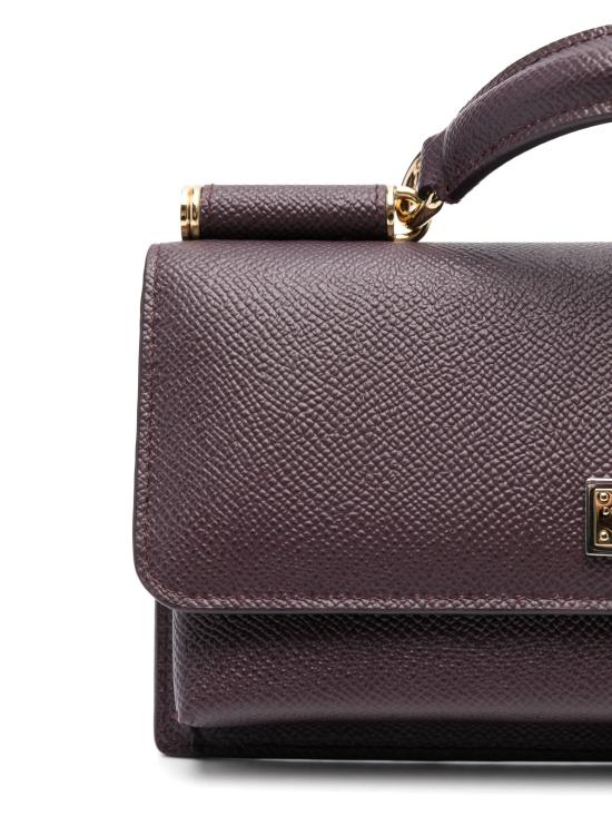 26FW 돌체앤가바나 Dauphine-print calfskin 미니백 BI3280A1001 8M073 Rosso - DOLCE & GABBANA