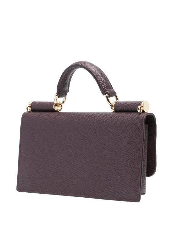 26FW 돌체앤가바나 Dauphine-print calfskin 미니백 BI3280A1001 8M073 Rosso - DOLCE & GABBANA