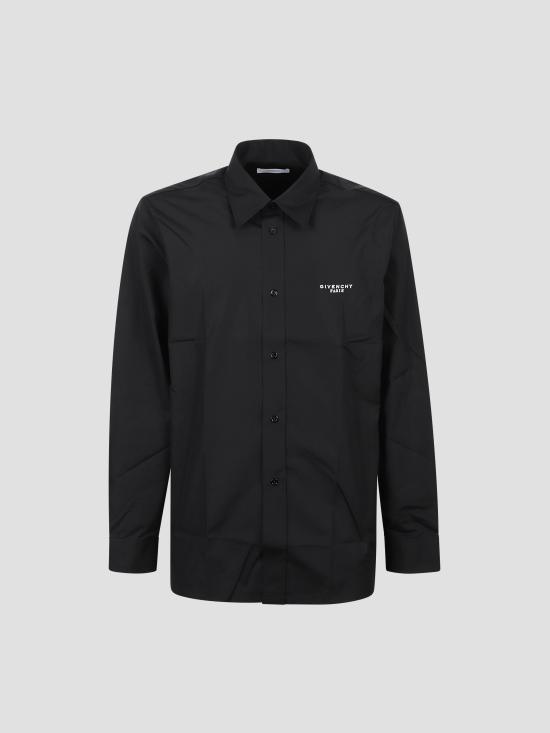 26FW 지방시 셔츠 BM616M165R 001 BLACK