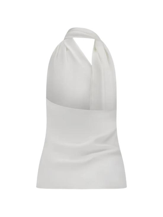 26SS FIDAN NOVRUZOVA 블라우스 PRSTWBK WHT BLCKDTL WHITE BLACK DETAIL - FIDAN NOVRUZOVA
