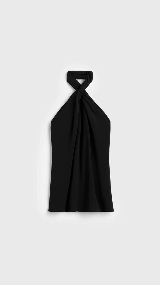 26FW 토템 민소매 티셔츠 263WRT0753FB0162 001 BLACK