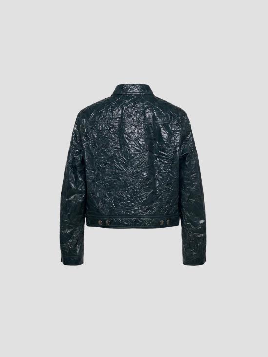 26FW 마르니 가죽 자켓 GIMA0337U0UTP817 00V93 DARK PETROL - MARNI