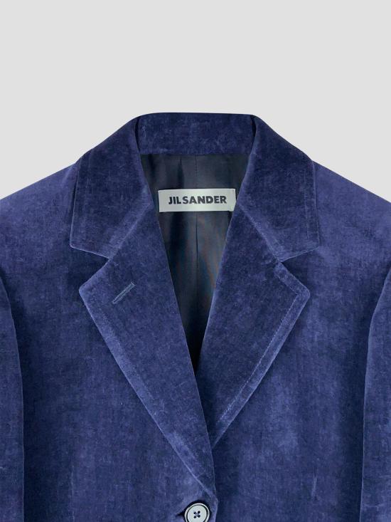 26FW 질샌더 자켓 J02BN0246J45367 402 DARK BLUE - JIL SANDER