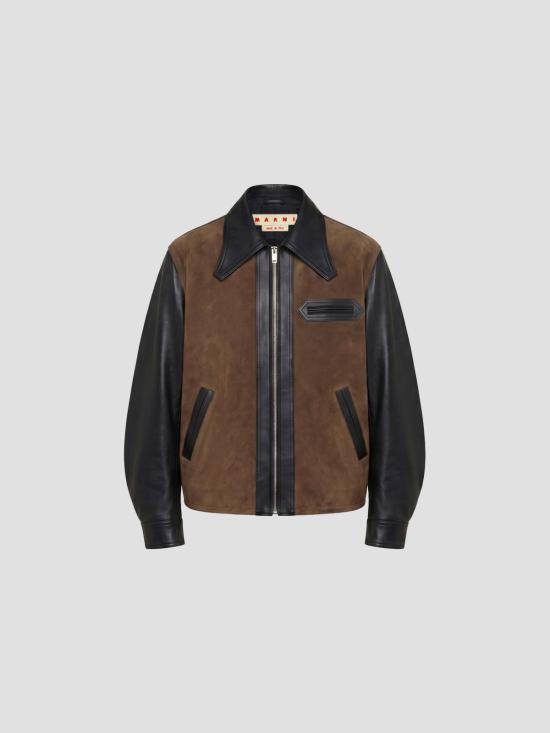 26FW 마르니 무스탕 JUMY0216QUULV893 00N99 BLACK