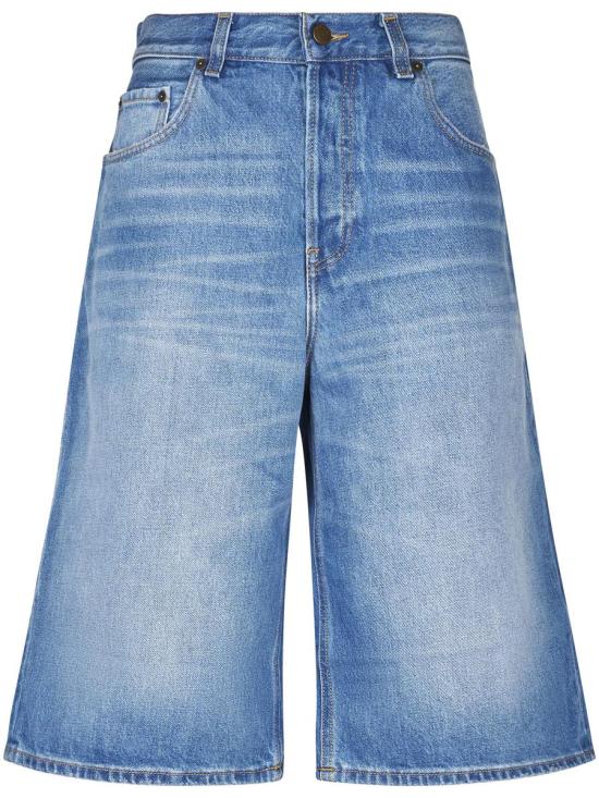 26SS 하이쿠레 데님 숏팬츠 HEW03350DF106L0911 L0911 REAL BLUE