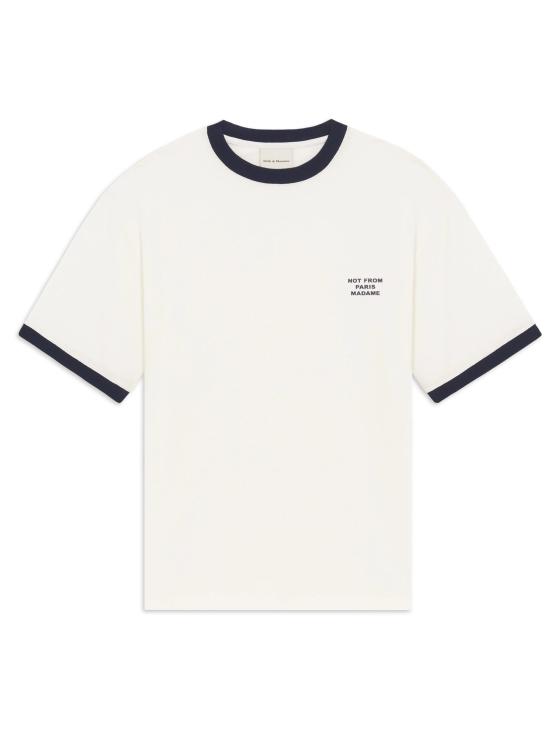 26FW 드롤드무슈 반팔 티셔츠 PERMTS339CO311 OW Bianco