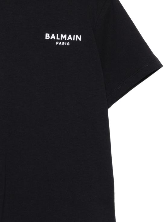 26FW [키즈] 발망 티셔츠 BY8R31Z3672 930BC Nero - BALMAIN