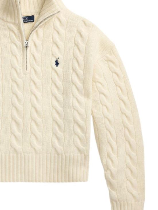 26FW 폴로 랄프로렌 스웨터 211972130 003 Bianco - POLO RALPH LAUREN