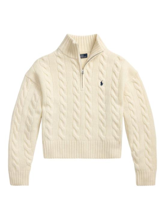 26FW 폴로 랄프로렌 스웨터 211972130 003 Bianco