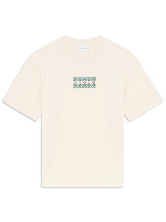 26FW 드롤드무슈 반팔 티셔츠 LTS326CO248 LBG Beige