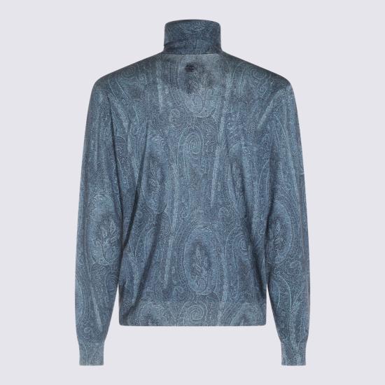26FW 에트로 터틀넥 MRKF0079 AK464X0883 LIGHT BLUE - ETRO