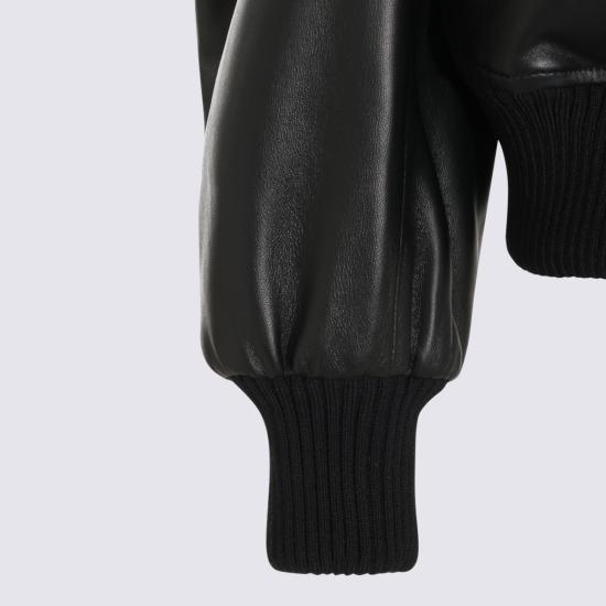 26FW 디 아티코 가죽 자켓 261WCB00004 LBT128AA100 Black - THE ATTICO