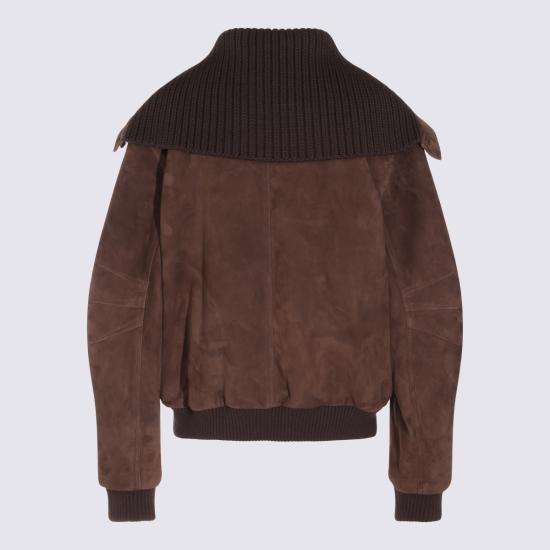26FW 디 아티코 무스탕 261WCB00130 LBT144AA204 Dark brown - THE ATTICO