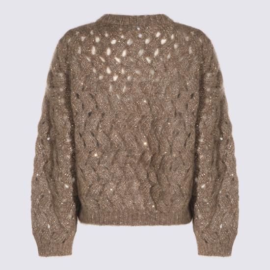 26FW 브루넬로 쿠치넬리 스웨터 MNT347520 CLE69 Beige - BRUNELLO CUCINELLI