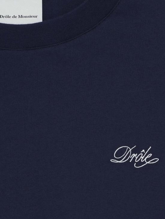 26FW 드롤드무슈 반팔 티셔츠 LTS324CO311 NY Blu - DROLE DE MONSIEUR