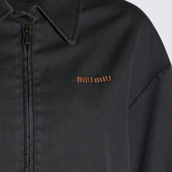 26FW 미우미우 자켓 GWB320SOOO 15MPF0002 Nero - MIU MIU