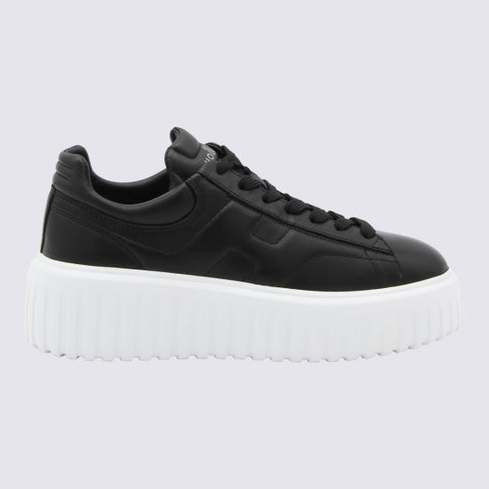 26FW 호간 H-스트라이프 스니커즈 HXW6450FC60 LE9B999 Nero bianco
