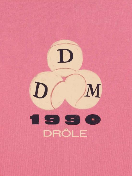 26FW 드롤드무슈 반팔 티셔츠 LTS328CO248 BLP Rosa - DROLE DE MONSIEUR