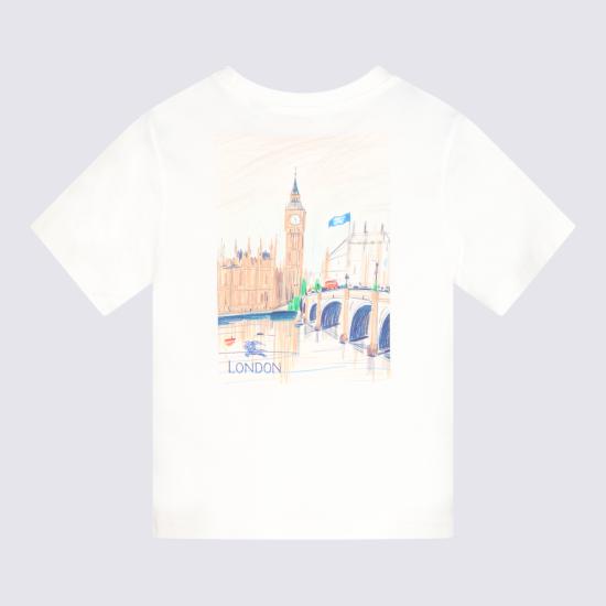 26FW [키즈] 버버리 티셔츠 8127206 A2014 Chalk White - BURBERRY