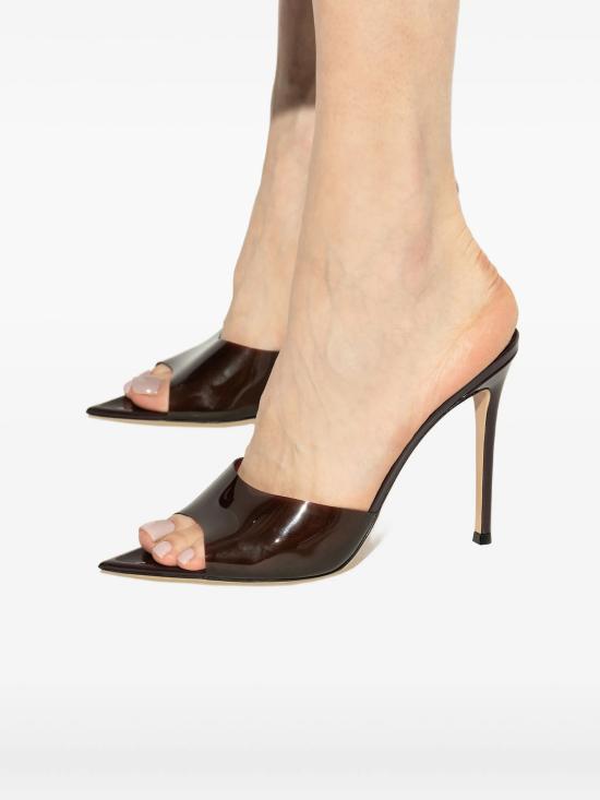 26FW 지안비토로시 뮬/슬리퍼 G1190015RICGSV BOBG Rosso - GIANVITO ROSSI