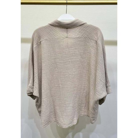  MILIO MILANO 셔츠 Milio Milano 밀라노 코튼 거즈 탑 - OTHER BRANDS