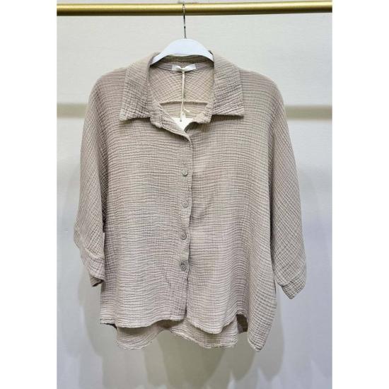  MILIO MILANO 셔츠 Milio Milano 밀라노 코튼 거즈 탑 - OTHER BRANDS