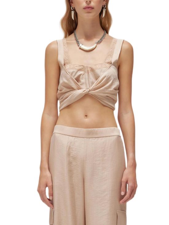 26SS 블루걸 민소매 티셔츠 RA6064T486A 61212 BEIGE - BLUGIRL