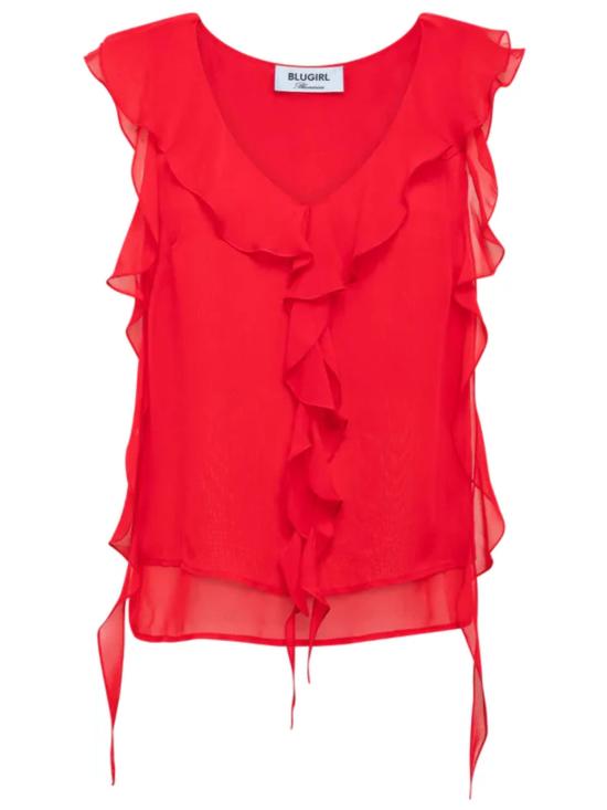 26SS 블루걸 블라우스 RA6063TS441 81663 RED