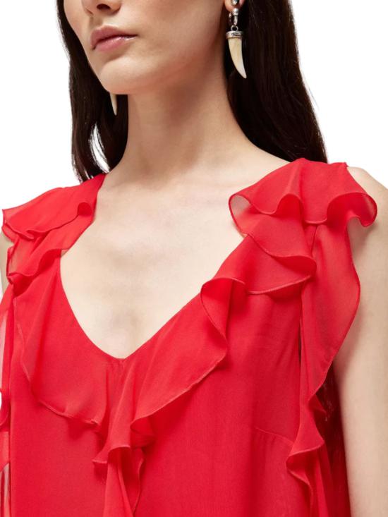 26SS 블루걸 블라우스 RA6063TS441 81663 RED - BLUGIRL