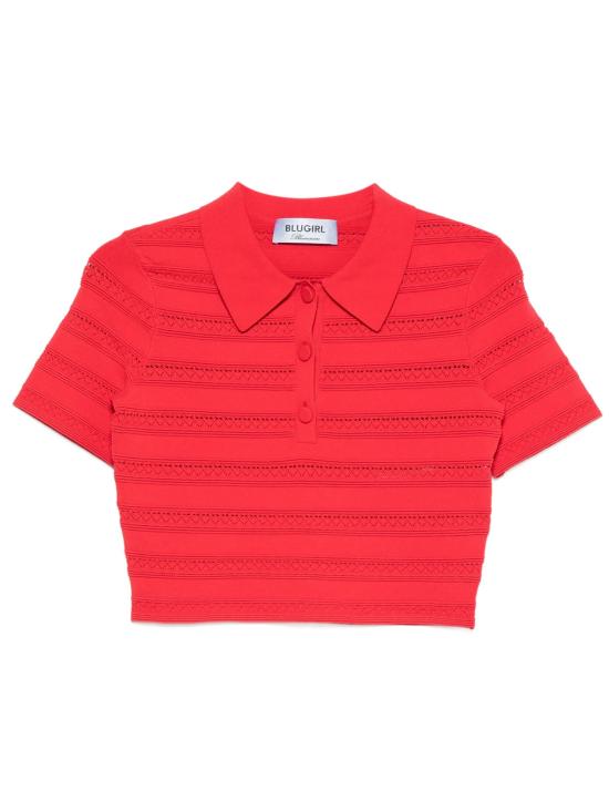 26SS 블루걸 폴로 티셔츠 RA6052MA89R 81663 RED