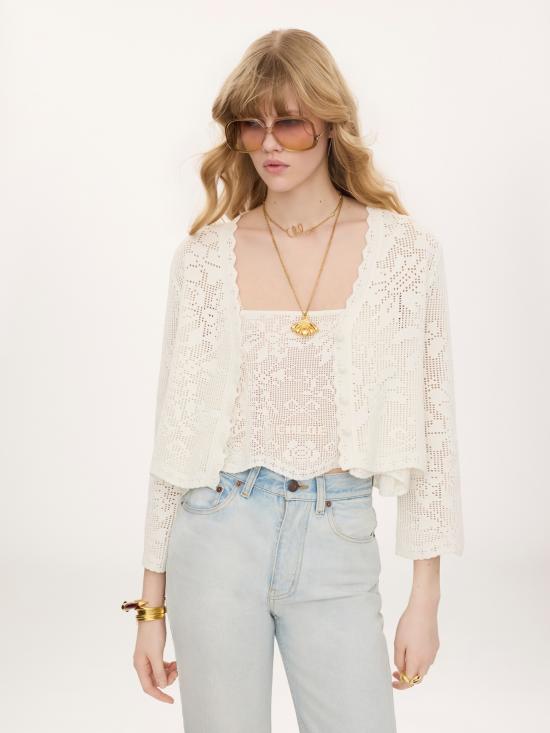 26FW 끌로에 스웨터 CH26AMC10850 101 Bianco - CHLOE
