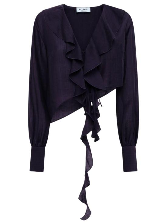 26SS 블루걸 긴팔 티셔츠 RA6099T486A 93713 NAVY
