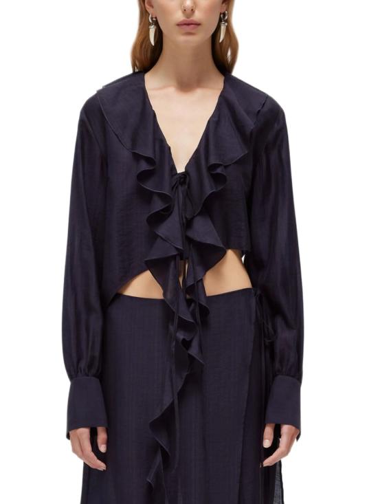 26SS 블루걸 긴팔 티셔츠 RA6099T486A 93713 NAVY - BLUGIRL