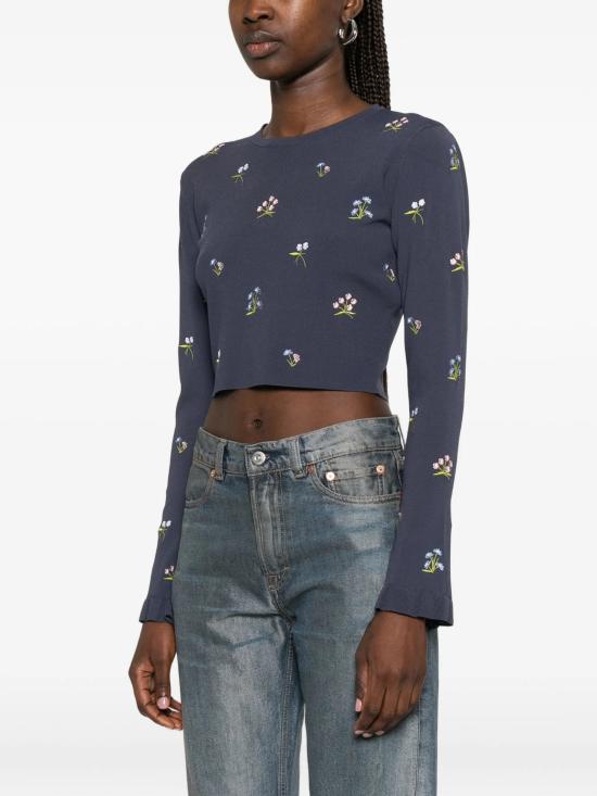 26SS 블루걸 긴팔 티셔츠 RA6119MS46M 93713 NAVY - BLUGIRL