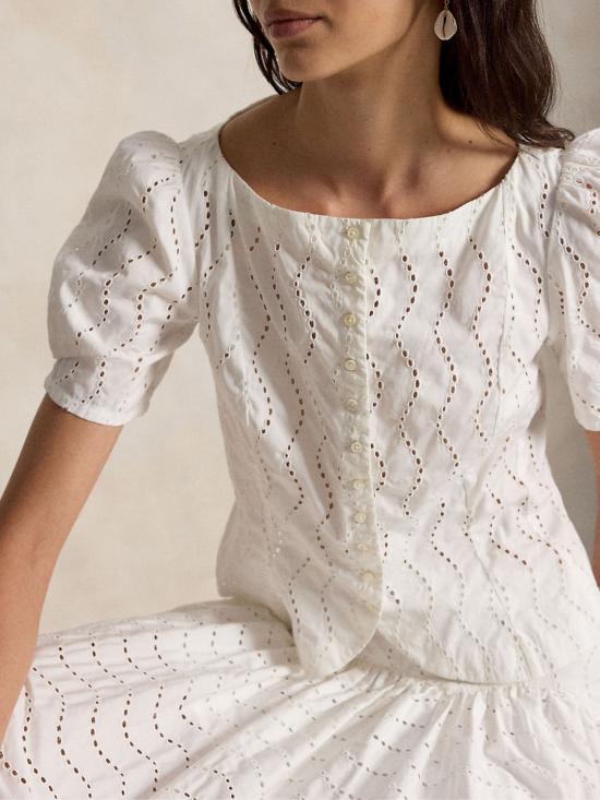 26SS 랄프 로렌 블라우스 211B20259 001 WHITE - RALPH LAUREN
