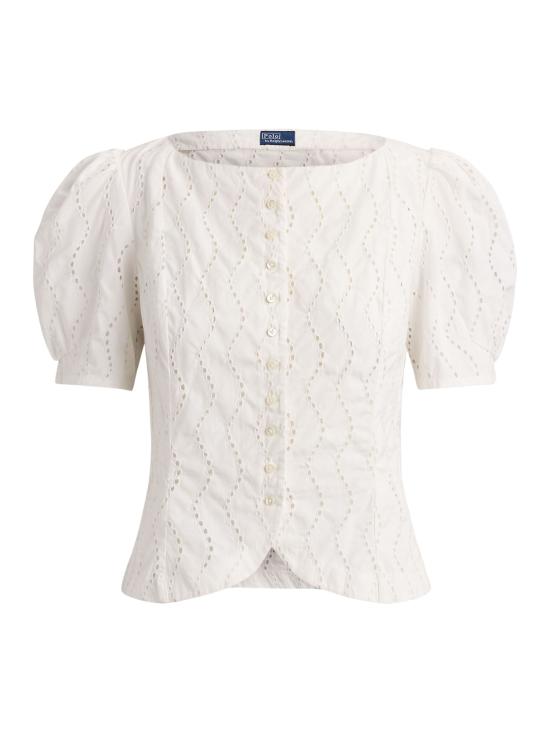 26SS 랄프 로렌 블라우스 211B20259 001 WHITE