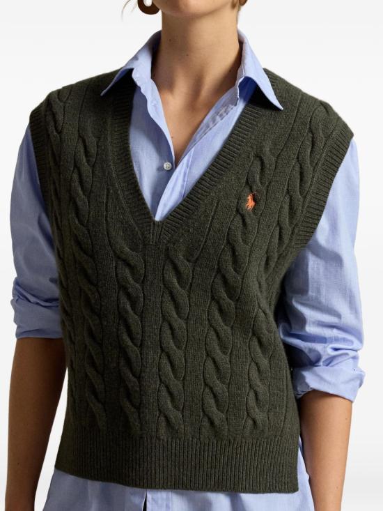 26FW 폴로 랄프로렌 스웨터 211949994 502 Verde - POLO RALPH LAUREN