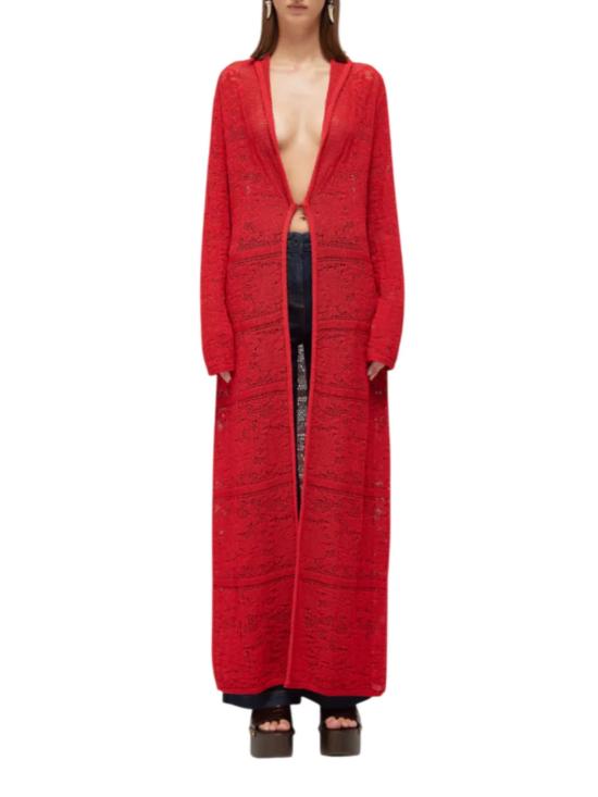 26SS 블루걸 가디건 RA6082MA09S 81663 RED - BLUGIRL