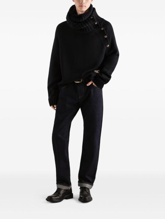 26FW 돌체앤가바나 스트레이트 팬츠 GP14JZ G8NM1S9001 Nero - DOLCE & GABBANA
